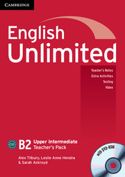 Книга для вчителя English Unlimited Upper-Intermediate Teacher's Pack ( with DVD-ROM) Книга для вчителя English Unlimited Upper-Intermediate Teacher's Pack ( with DVD-ROM)